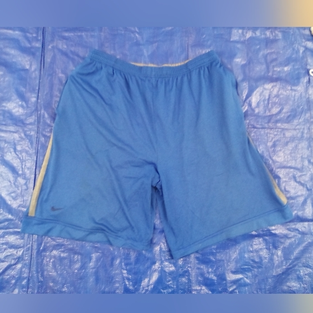 Nike Blue and Gray Athletic Shorts